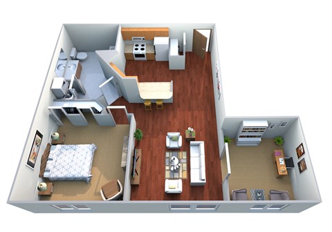 The Cascade Floor Plan at Pinewood Estates, Zimmerman, 55398